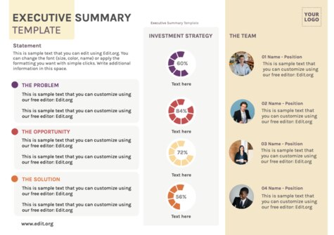 Edit an Executive Summary