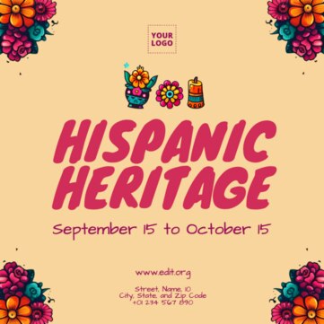 Edite um modelo de herança hispânica.