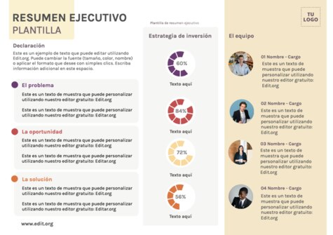 Edita un informe ejecutivo