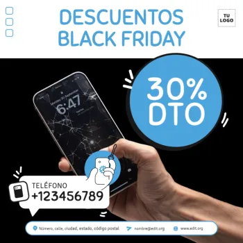 Edita tu plantilla de Black Friday