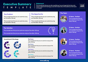 Edit an Executive Summary
