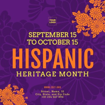 Edite um modelo de herança hispânica.