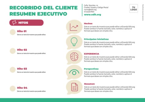 Edita un informe ejecutivo