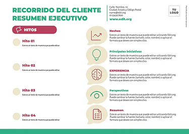 Edita un informe ejecutivo