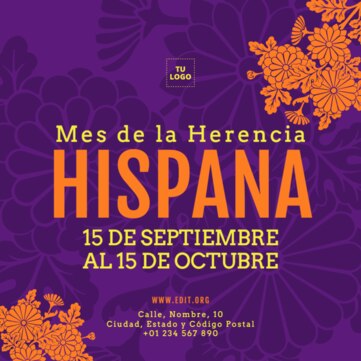  Edita una plantilla de Herencia Hispana