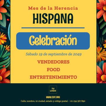  Edita una plantilla de Herencia Hispana