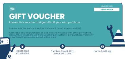 Créer un chèque-cadeau