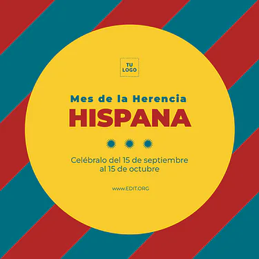  Edita una plantilla de Herencia Hispana