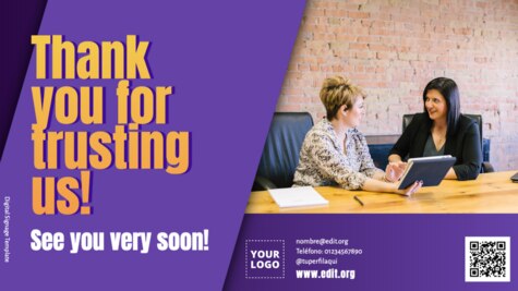 Modifier un modèle de TV de signalétique digitale