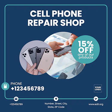 Modifier un modèle de réparation mobile