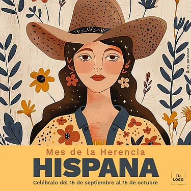  Edita una plantilla de Herencia Hispana