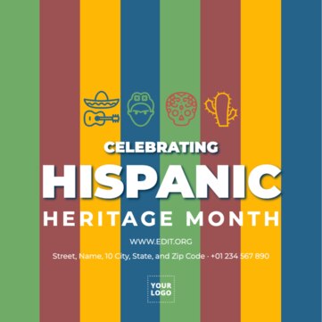 Edite um modelo de herança hispânica.