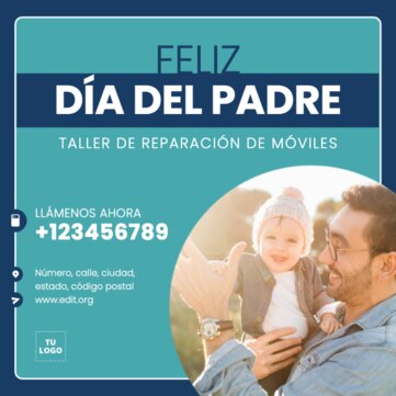 Edita un diseño de reparación de móviles