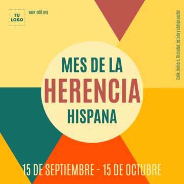  Edita una plantilla de Herencia Hispana