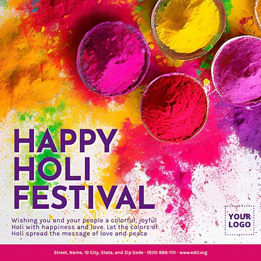 Modifica un modello per Holi