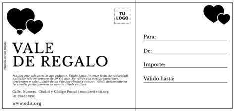 Crear tarjetas de regalo