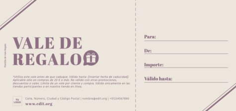 Crear tarjetas de regalo