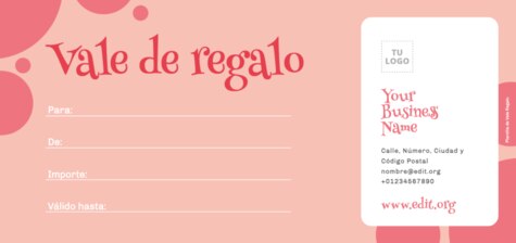Crear tarjetas de regalo