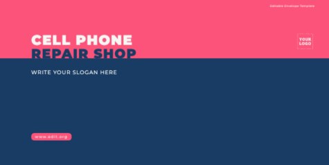 Editar uma apresentação de envelope