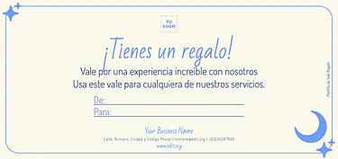 Crear tarjetas de regalo