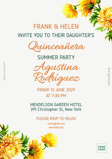 Edit a Birthday invitation