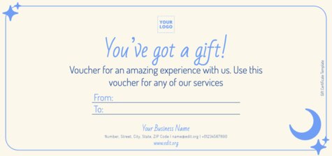 Crea un buono regalo