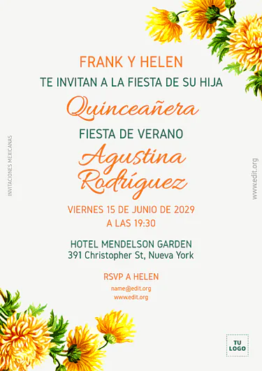 Edita una invitación