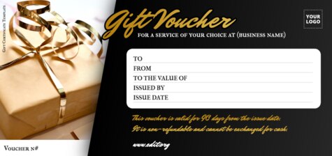 Créer un chèque-cadeau