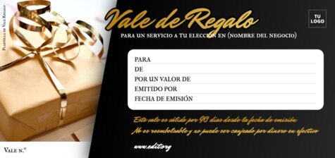 Crear tarjetas de regalo