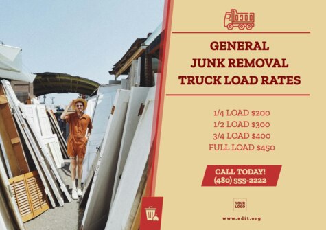 Edit a junk removal template