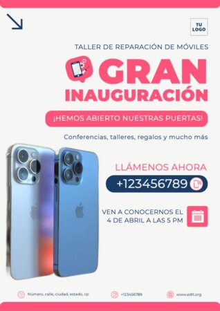 Crear diseños para tu inauguración