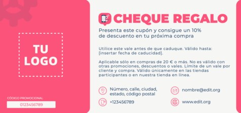 Crear tarjetas de regalo