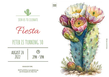 Edit an invitation card