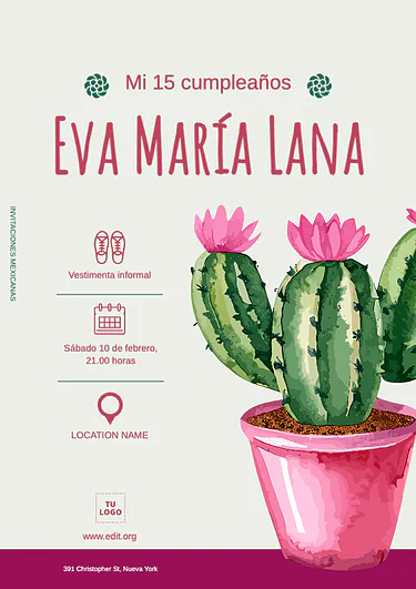 Edita una invitación