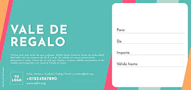 Crear tarjetas de regalo
