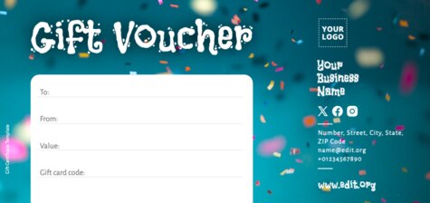 Créer un chèque-cadeau