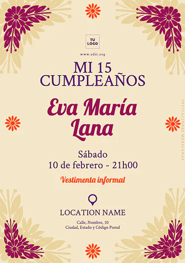 Edita una invitación