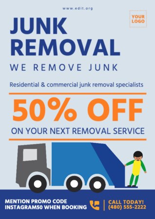 Edit a junk removal template