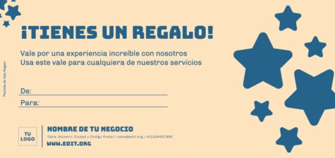 Crear tarjetas de regalo