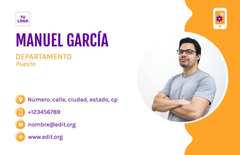 Edita una tarjeta de visita