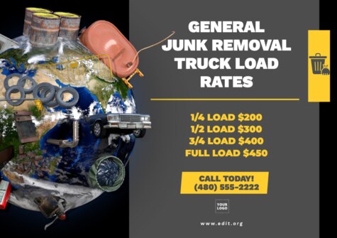 Edit a junk removal template