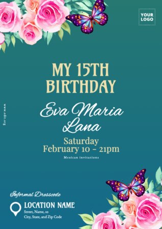 Edit a Birthday invitation
