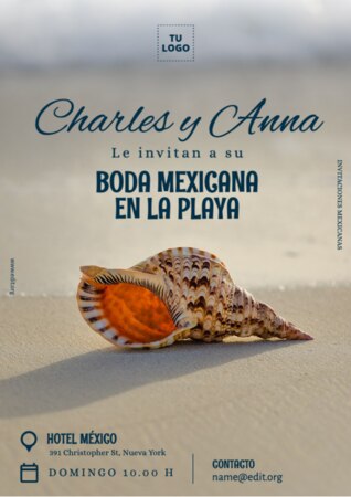 Edita una invitación a fiesta mexicana