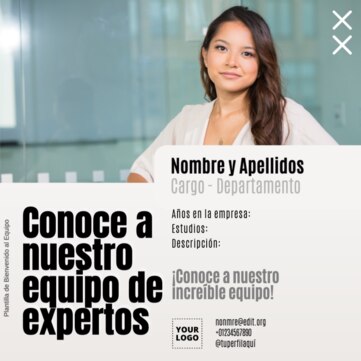 Edita una plantilla para equipos