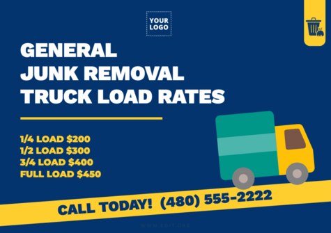 Edit a junk removal template