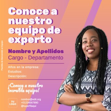 Edita una plantilla para equipos