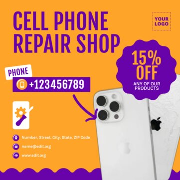 Edita un modello di riparazione cellulari