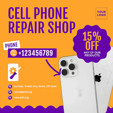 Edit a mobile repair template