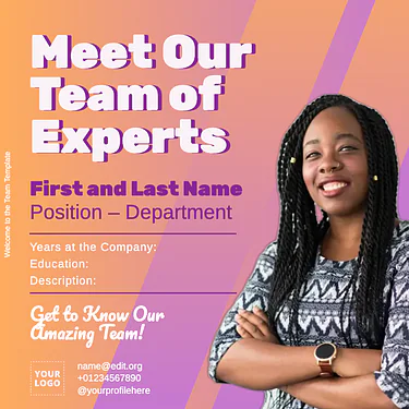 Edit a team template