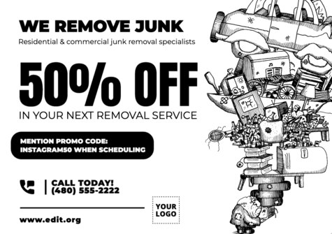 Edit a junk removal template